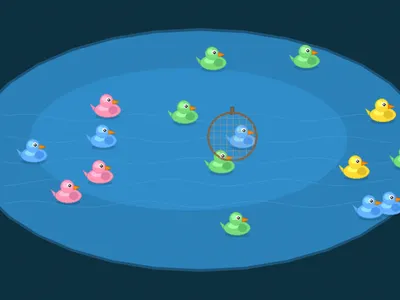 Carnival Ducks game illustration