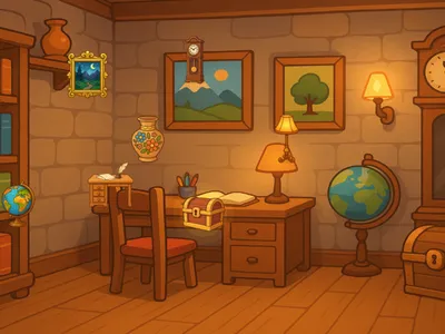 Escape Room game illustration