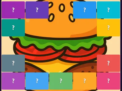 Mystery Food game illustration