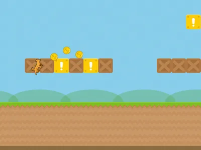 Platformer game illustration